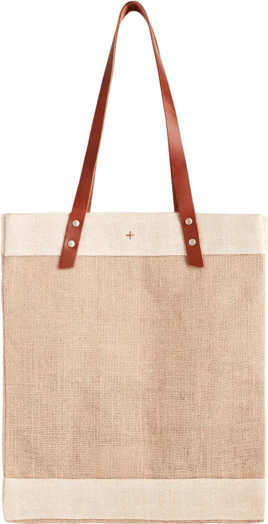 Market Tote in Natural Blank
