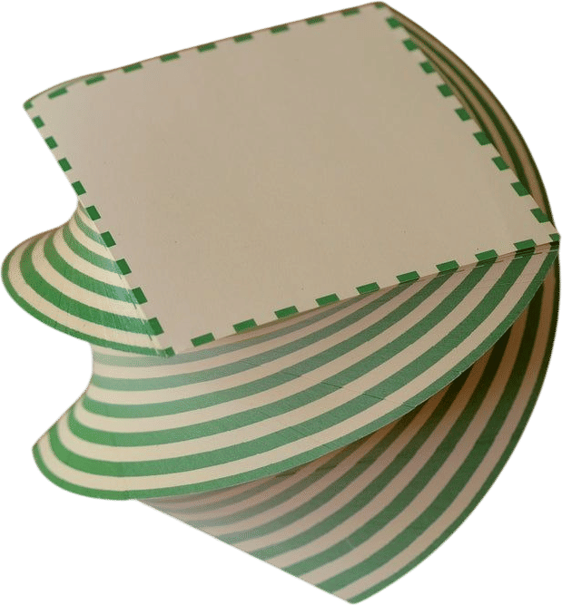 Striped Spiral Pad of Paper