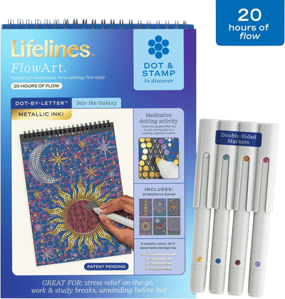 Lifelines Flow Art Coloring Books