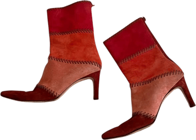 Vintage Salvatore Ferragamo Suede Ankle Boots