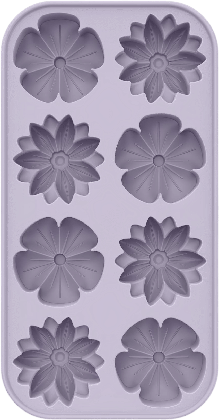 Beautiful Silicone Flower Mold with Lid, Lavender by Drew Barrymore