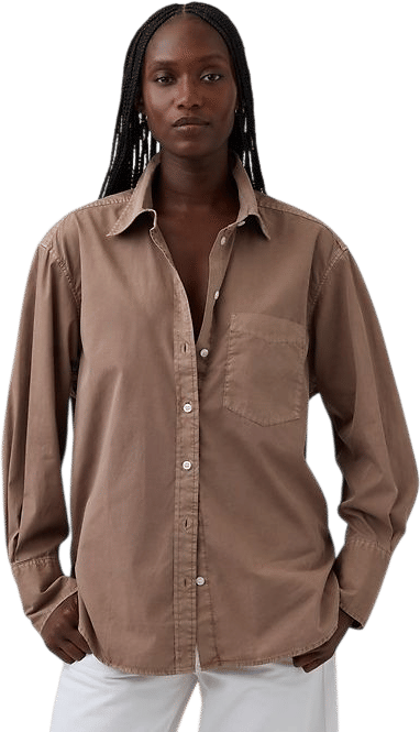Gap Organic Cotton Poplin Big Shirt