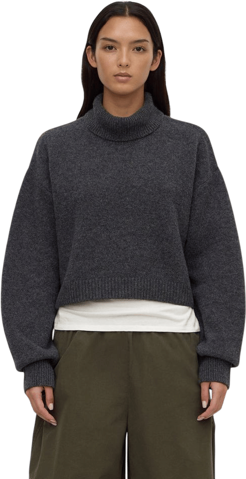 Paris Wool Cashmere Knit Turtleneck