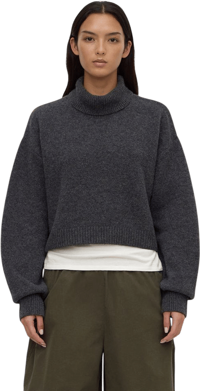 Paris Wool Cashmere Knit Turtleneck