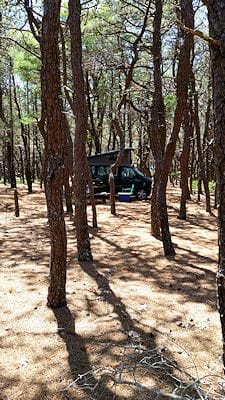 North of Highland  campground