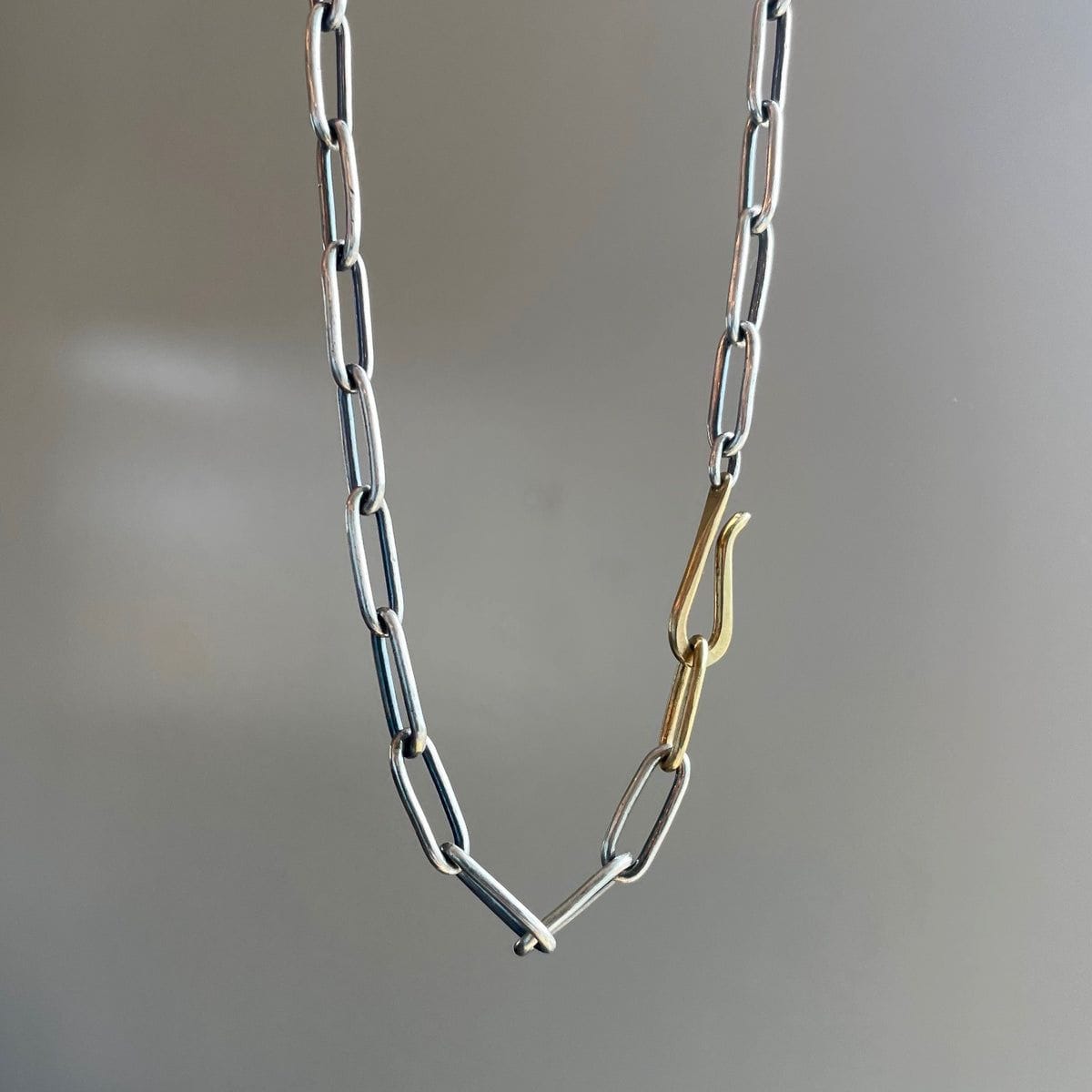 Sierra Keylin Handmade Silver Chain + 18k Gold Clasp