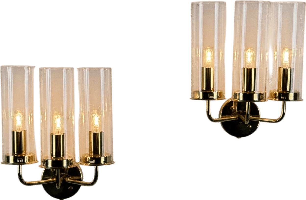 Hans-Agne Jakobsson Sonata Wall Lamps (1960s)