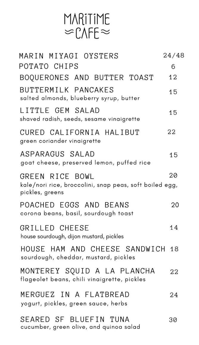 Maritime Cafe