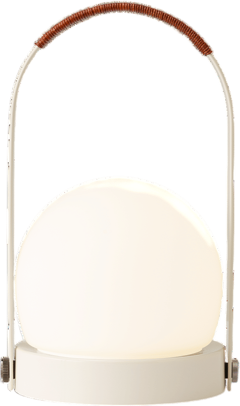 Norm Architects Carrie Portable Lamp With Leather Handle