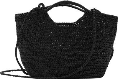Mini Woven Crossbody Bag