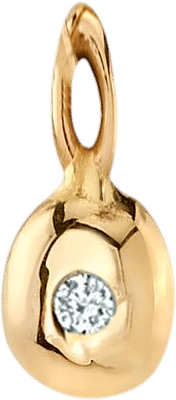 diamond pebble charm