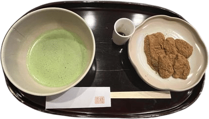 Seien warabimochi set (Kyoto)