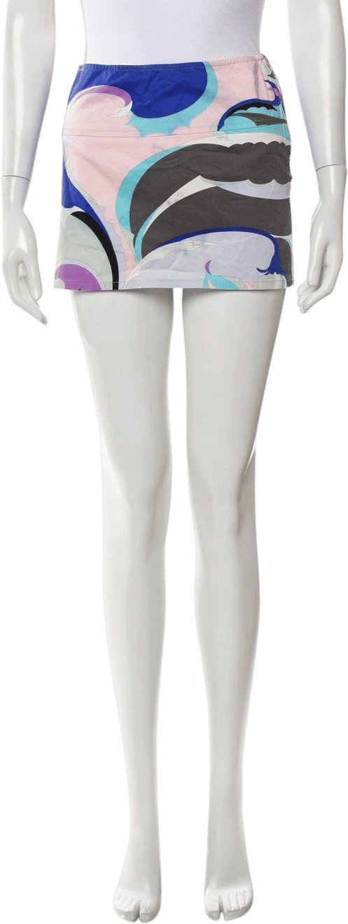 Emilio Pucci Vintage Mini Skirt 