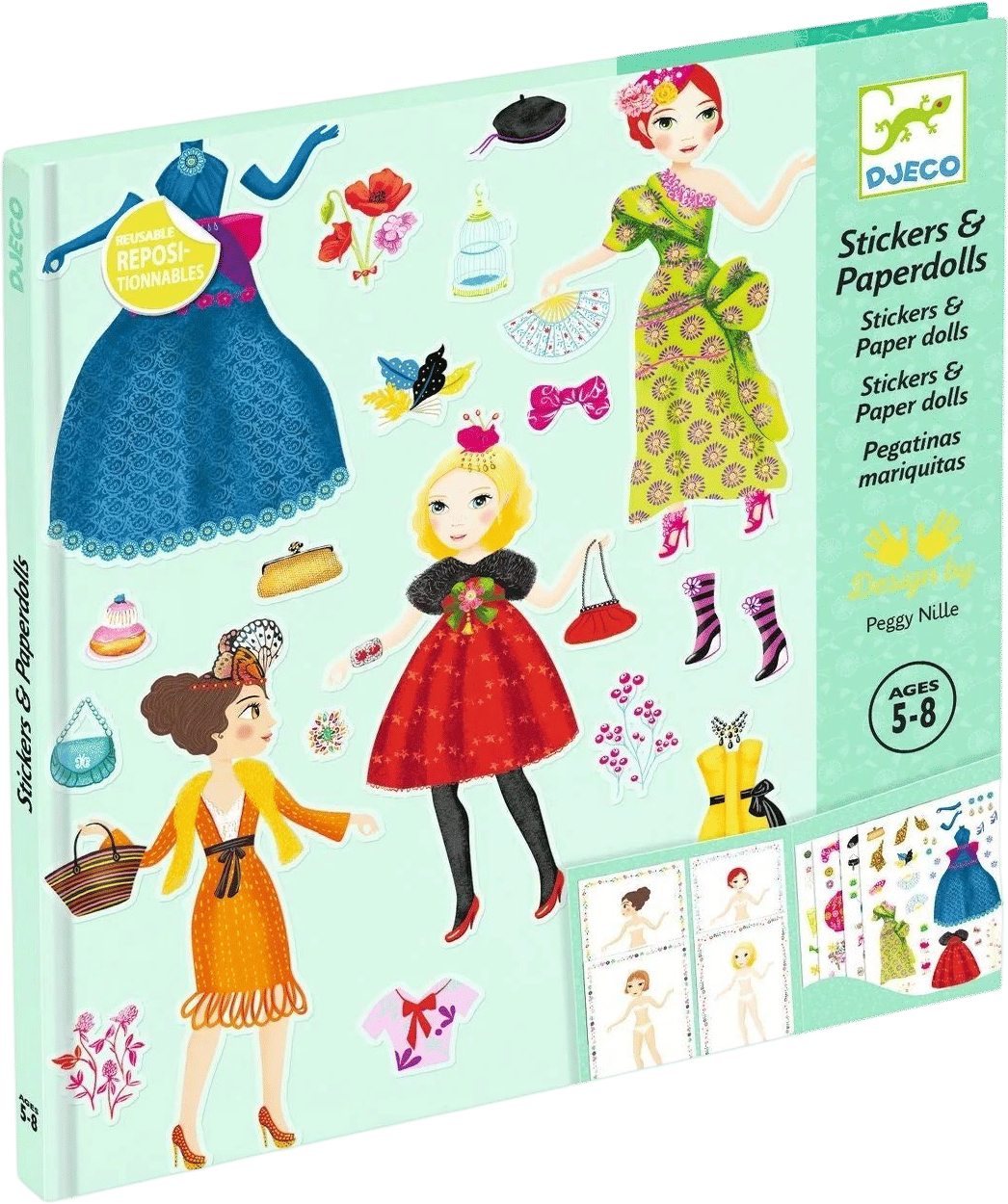 Dot Dot Dot Massive Fashion Reusable Stickers