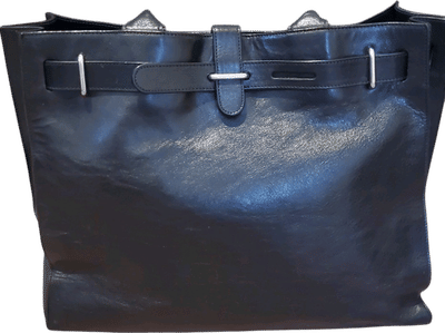 Black Leather Handbag