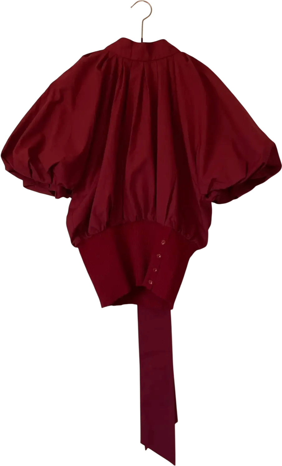 SLY Puff sleeve top with tie