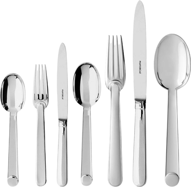 Normandie Silver-Plated Cutlery (Set of 7 Pieces)