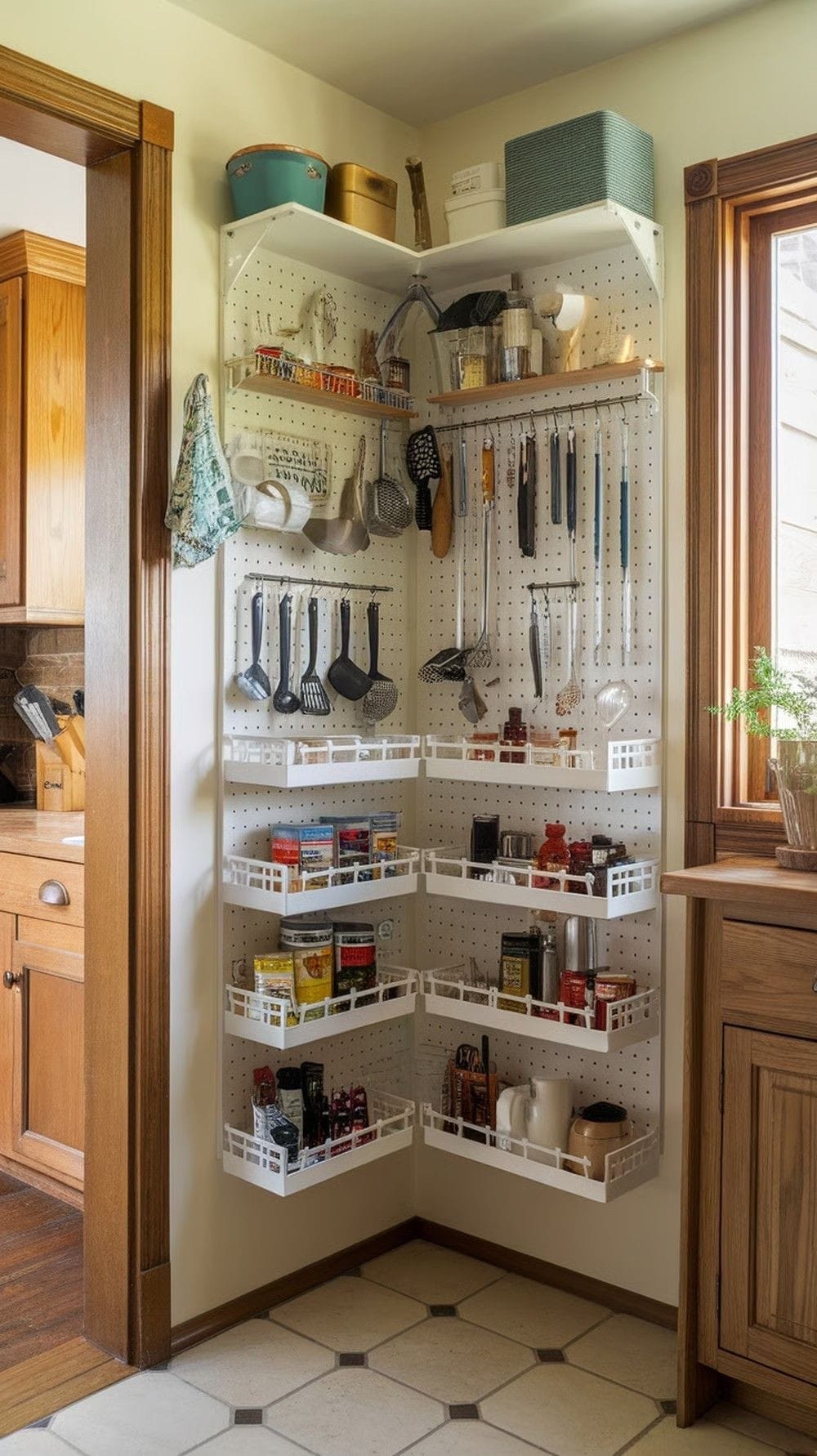 A Pegboard Pantry!