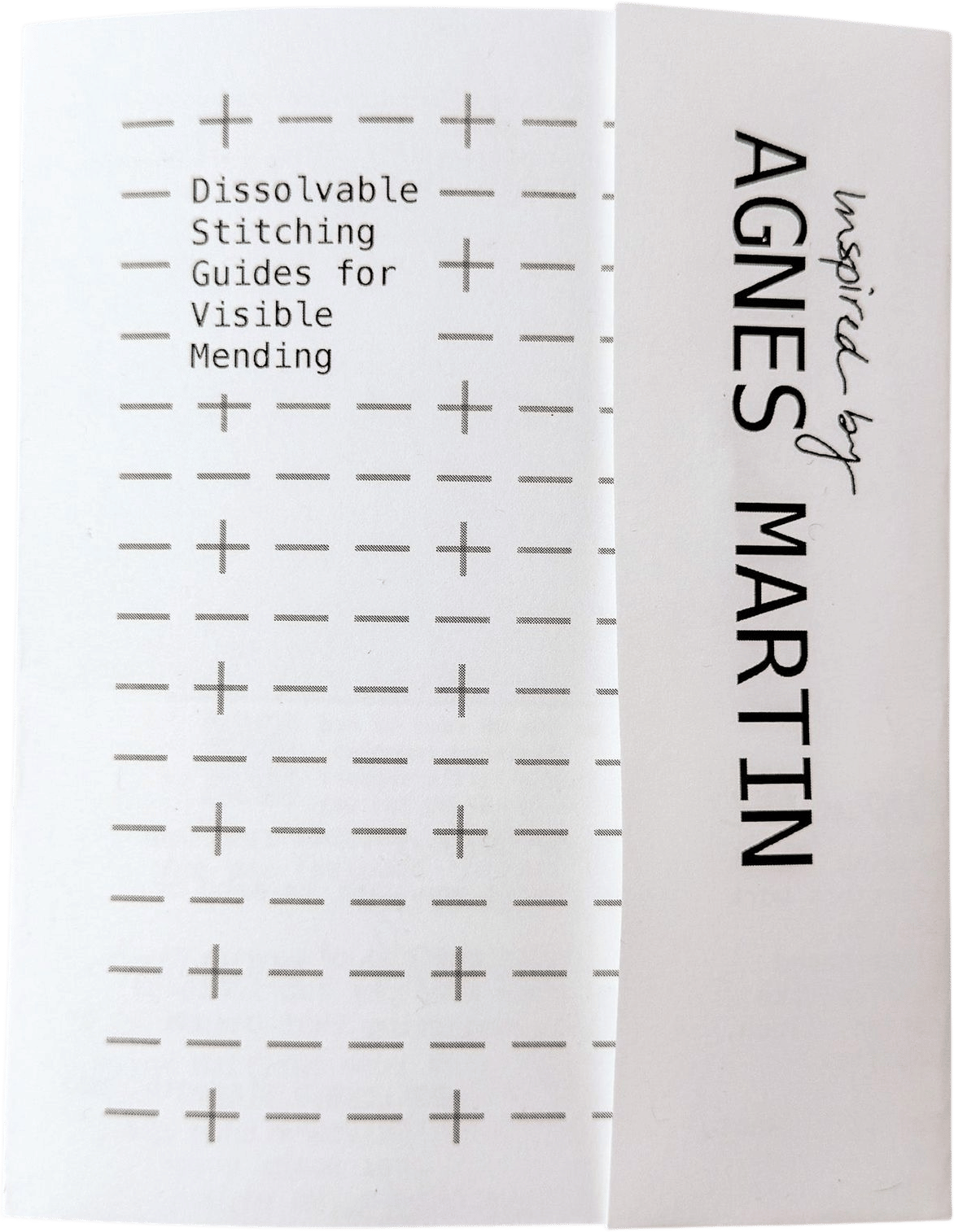 Agnes Martin: Visible Mending Transfers | Approved Textiles