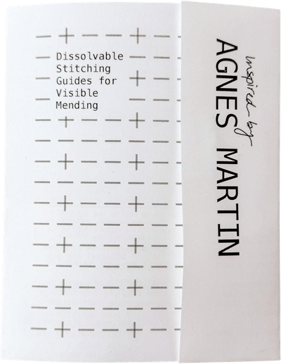 Agnes Martin Visible Mending Transfers