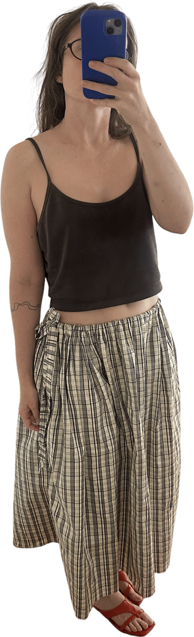 DIY Drawstring Skirt