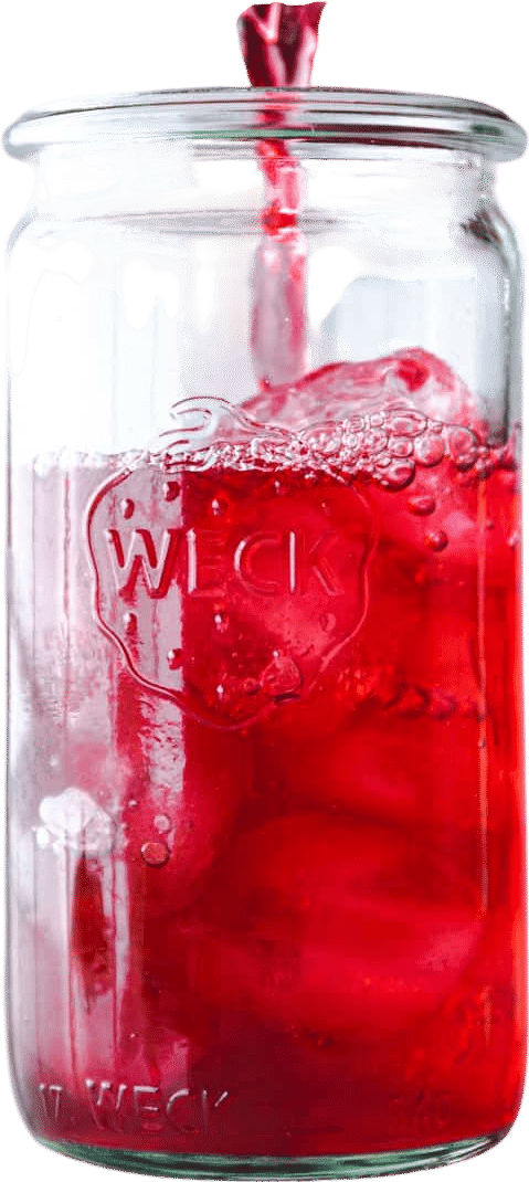 iced hibiscus tea