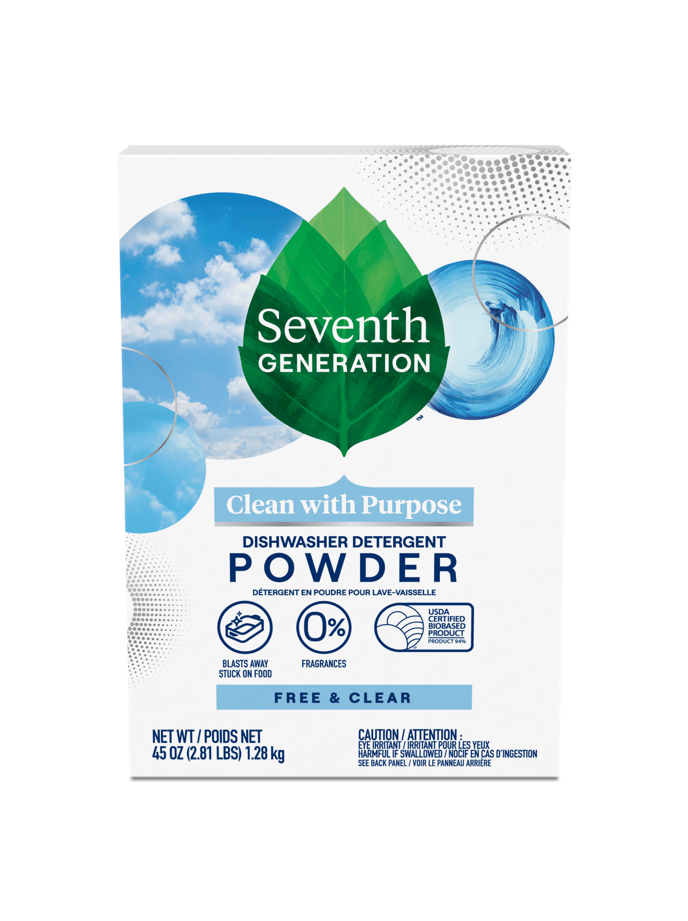 Seventh Generation Free & Clear Dishwasher Powder