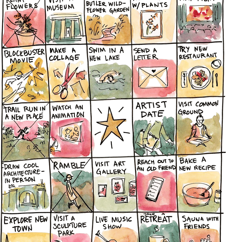making a joy bingo card