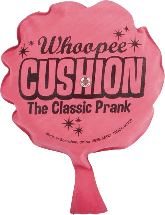 Self-Inflating Whoopee Cushion