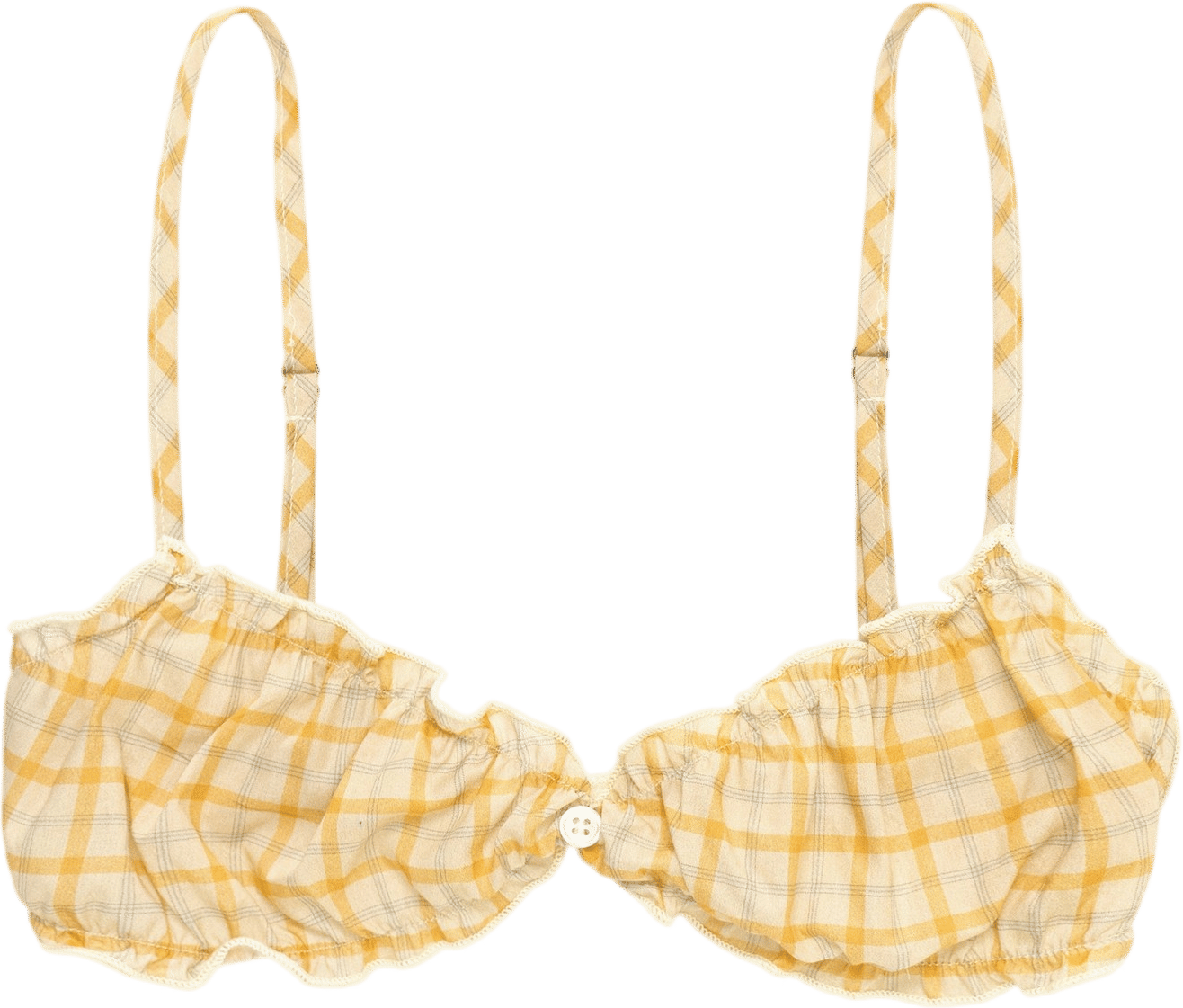 Oddli Plaid Bralette