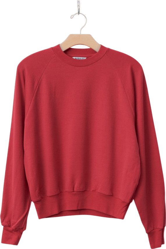 Light Wool Sweat P/O - Red