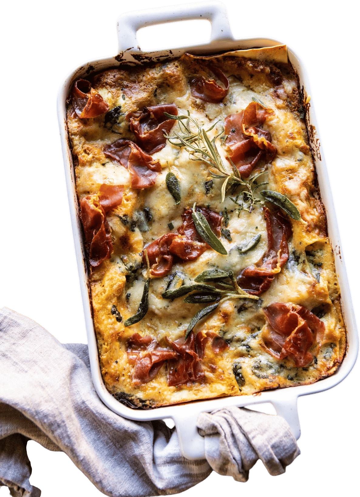 Roasted Butternut Squash and Spinach Lasagna