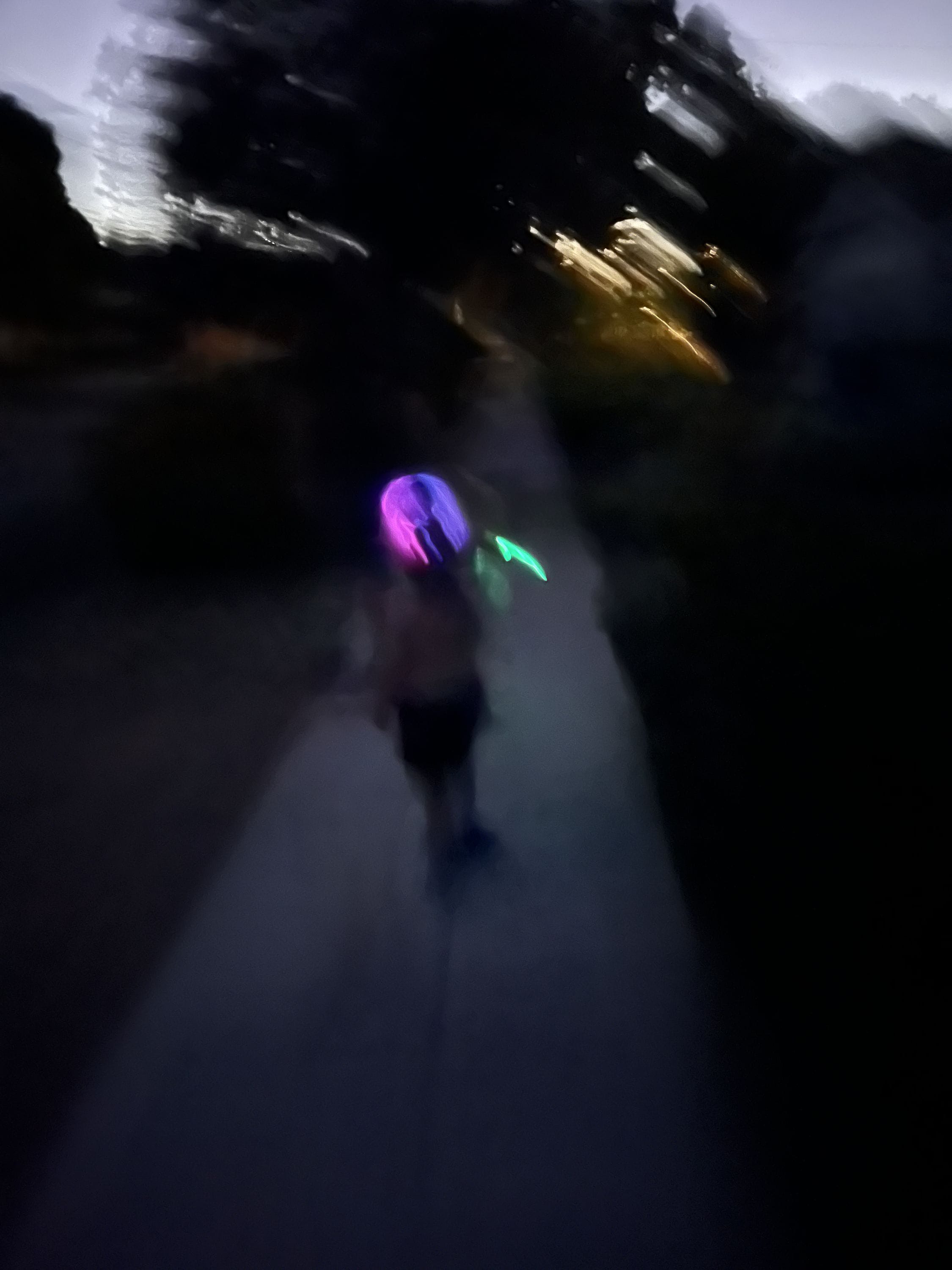 Neighborhood glow stick walks!