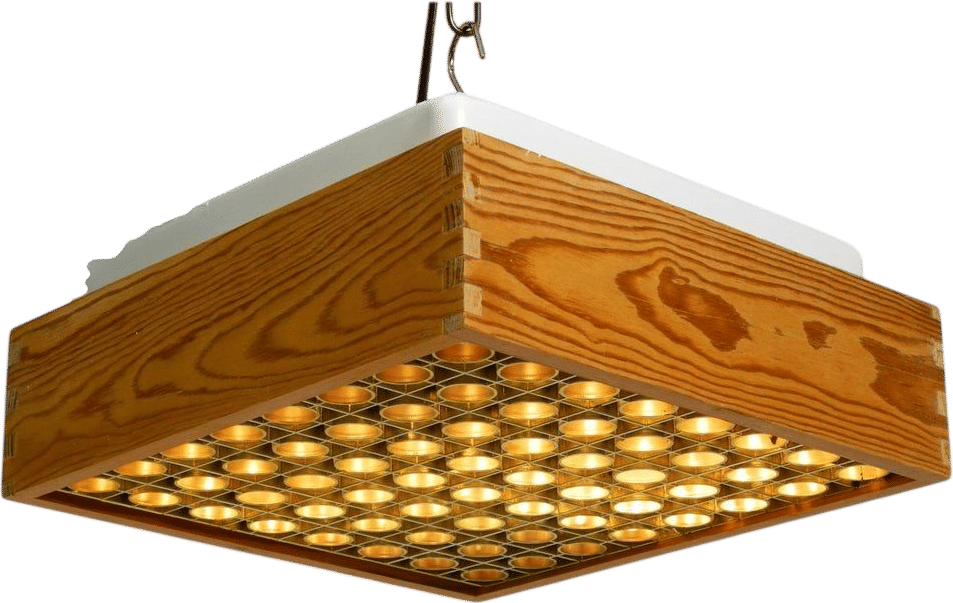 1970s Alda Sweden Pine Ceiling Lamp