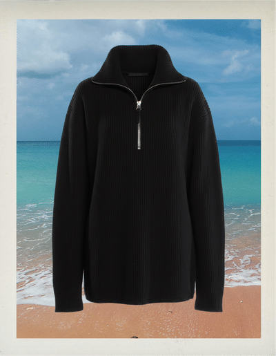 Wool Mock Neck