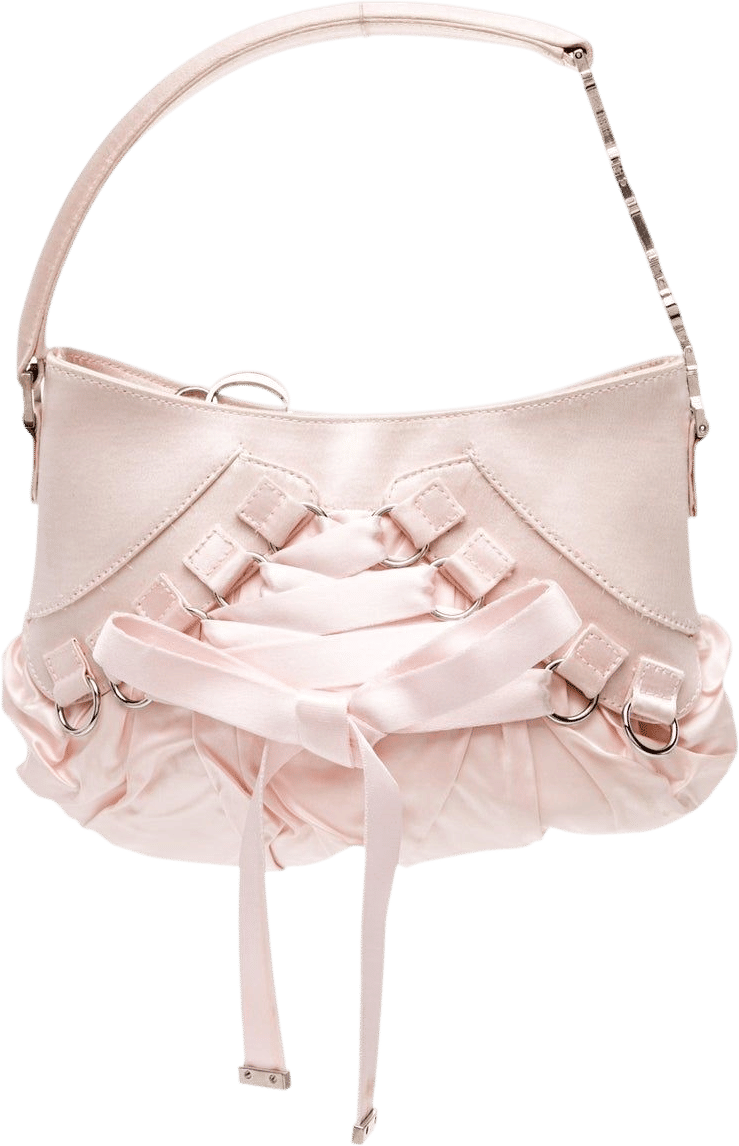 Vintage Christian Dior Pink Satin Corset Ballet Bag