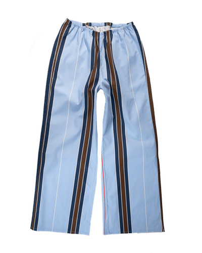 Kids Poplin Pant in Light Blue Stripe