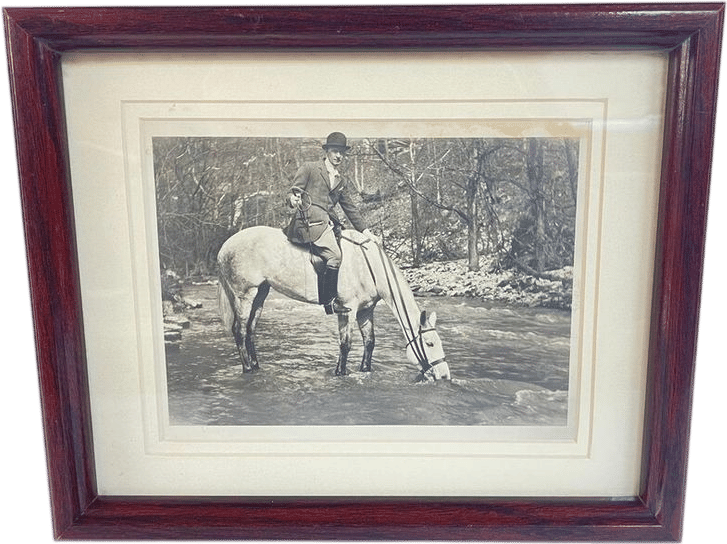 Vintage Equestrian Horse and Rider Black White Framed Photo Wall Art 11x9" - Etsy