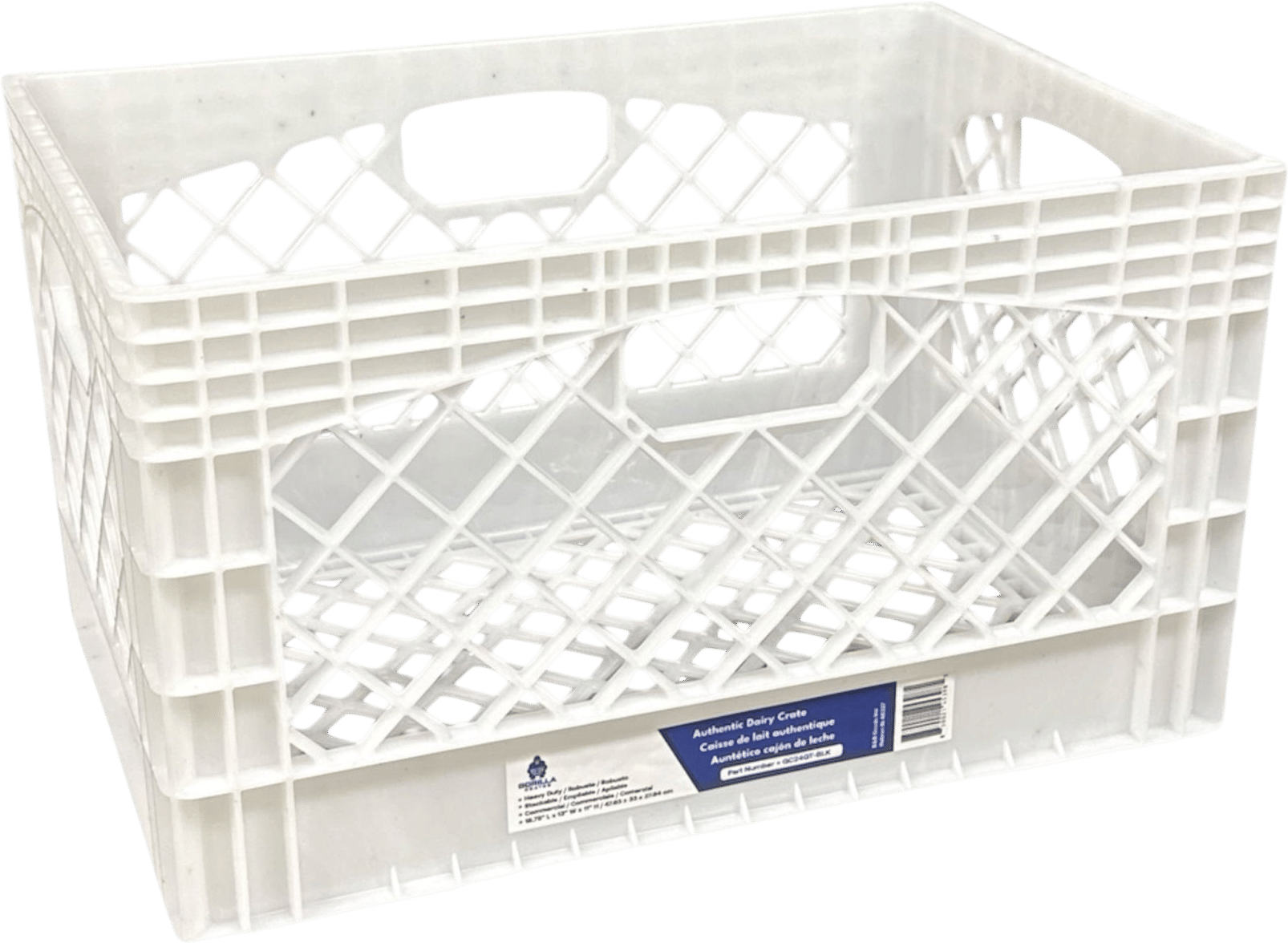 Milk crate & a change of clothes