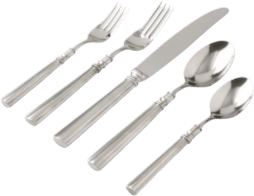 Lucia 5 Piece Placesetting with Forged Blade Knife