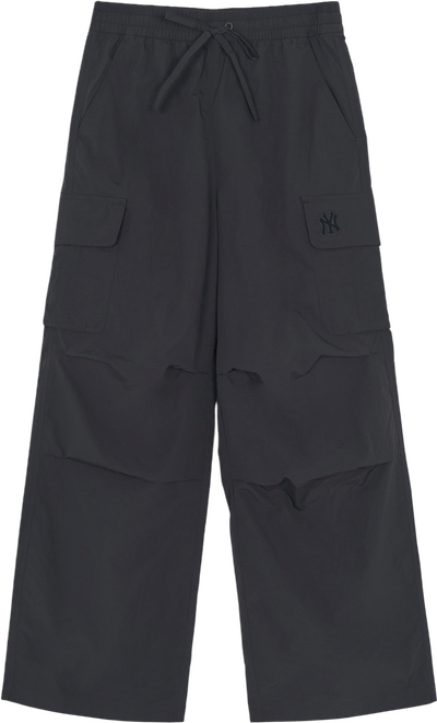 Women's Gorpcore Glossy High Waist Cargo Wide Flare Pants
