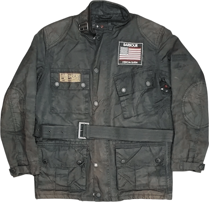 Barbour x Steve McQueen Cincinnati Waxed Biker Jacket