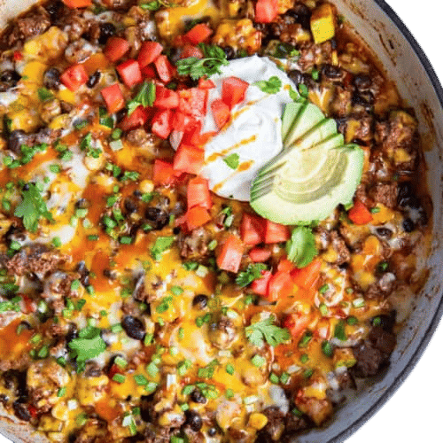 Taco Skillet with Tortillas for Dipping Recipe