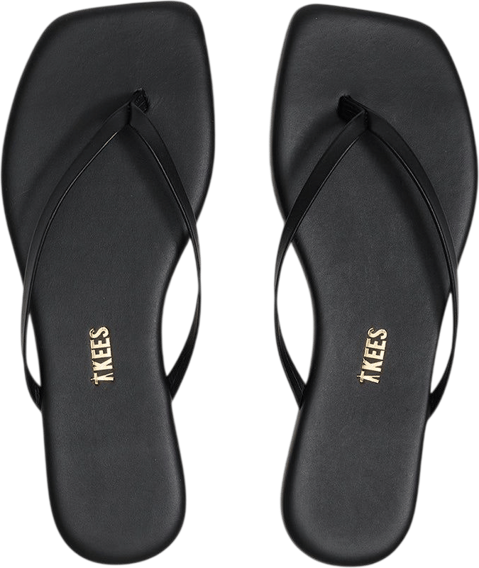 Black Flip Flops