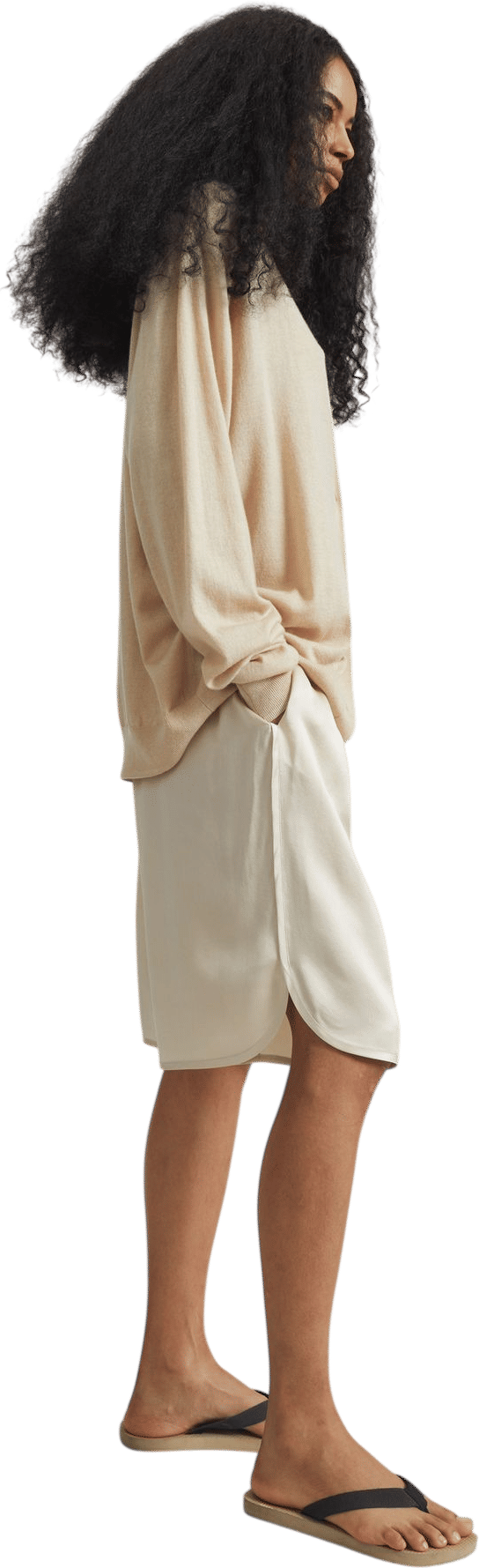 Nelis Silk Bermuda Shorts | The Frankie Shop