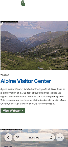 natty park webcams