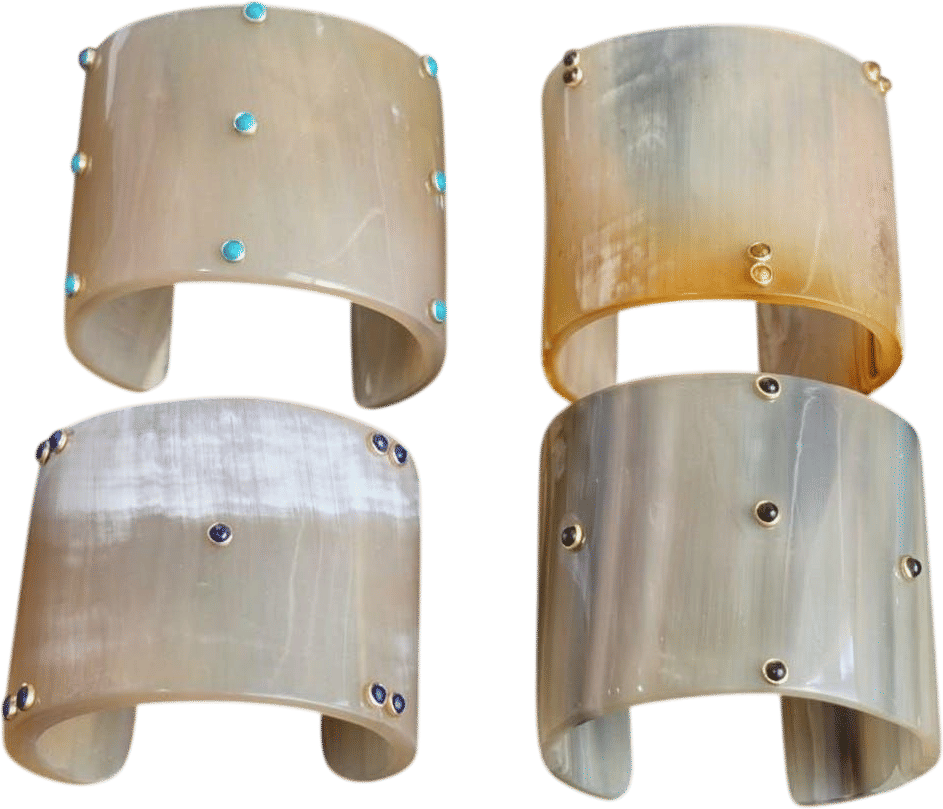 Horn Bone cuff bracelet