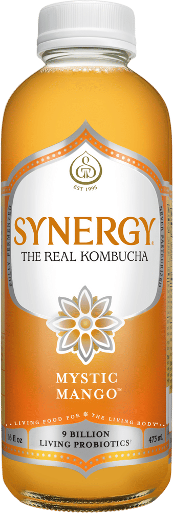 Synergy Mystic Mango Kombucha