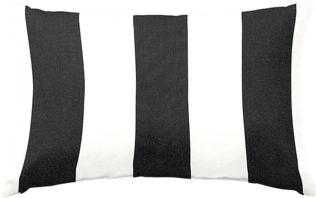 The black + white stripe