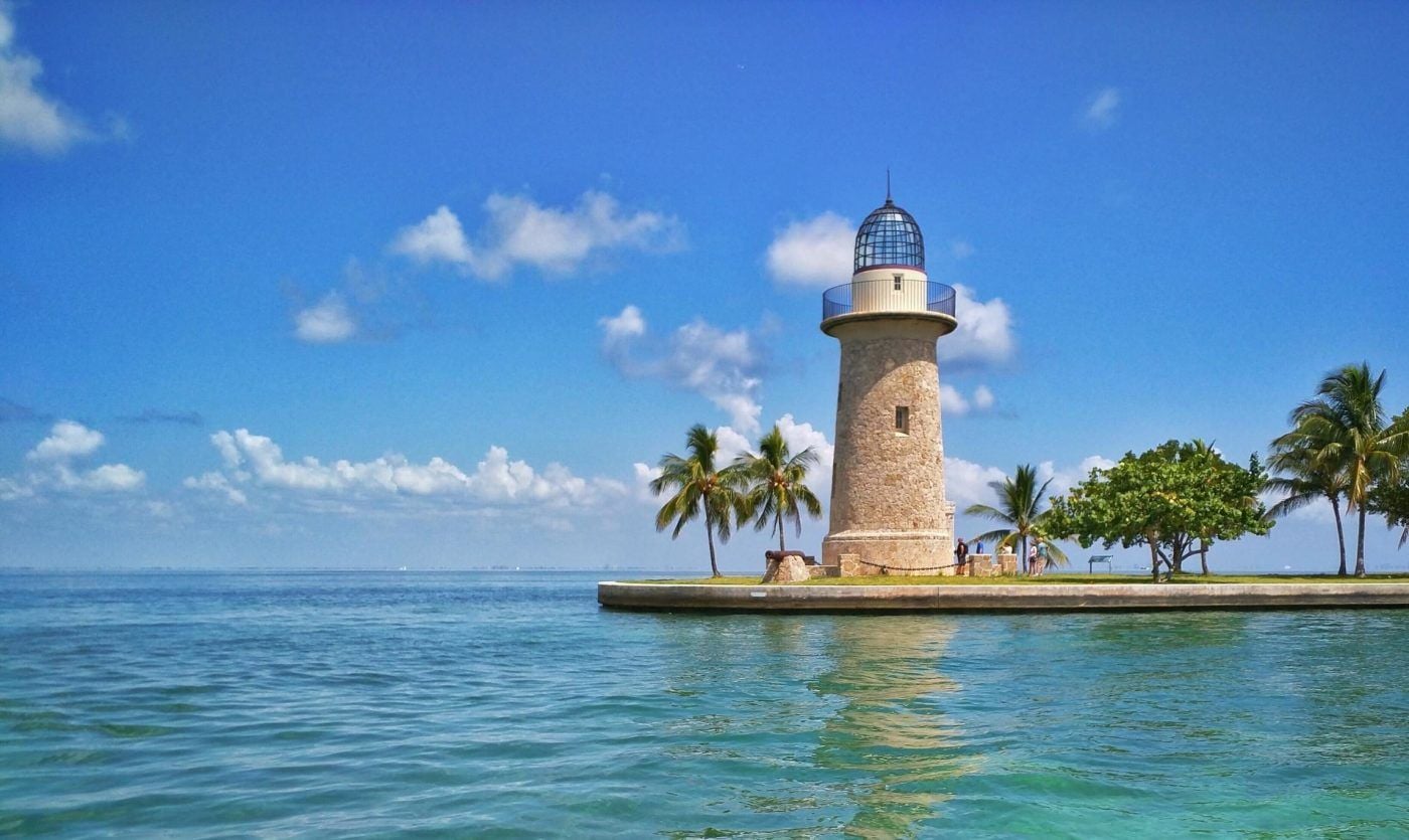 Visiting Biscayne National Park by boat from the Coconut Grove neighborhood